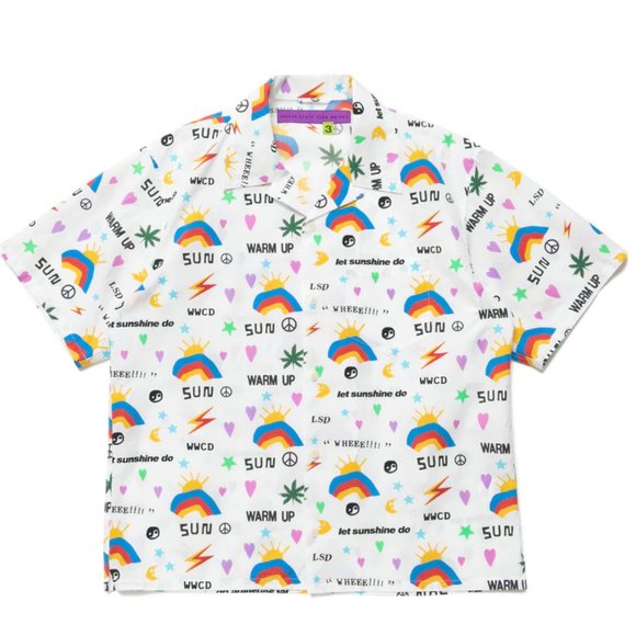 Cactus plant flea market CROP ALOHA LSD SHIRT - Picture 1 of 5